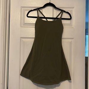 Olive brand new Halara dress